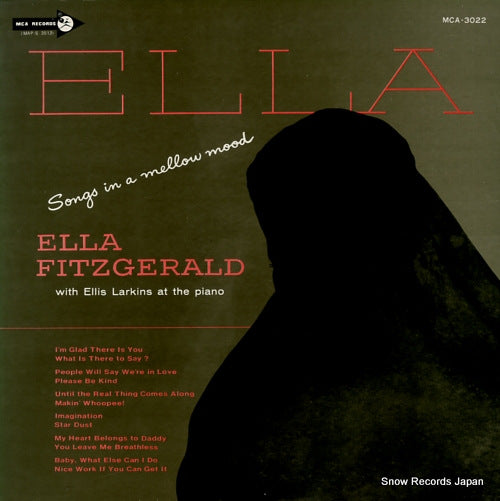 FITZGERALD, ELLA songs in a mellow mood MCA-3022