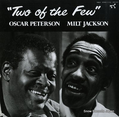 PETERSON, OSCAR, AND MILT JACKSON two of the few 28MJ3238