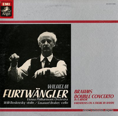 FURTWANGLER, WILHELM brahms; double concerto etc. EAC-60156