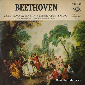 LAUTENBACHER, SUSI beethoven; violin sonata no.5 spring VOX-145
