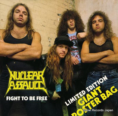 NUCLEAR ASSAULT fight to be free PB12FLAG105