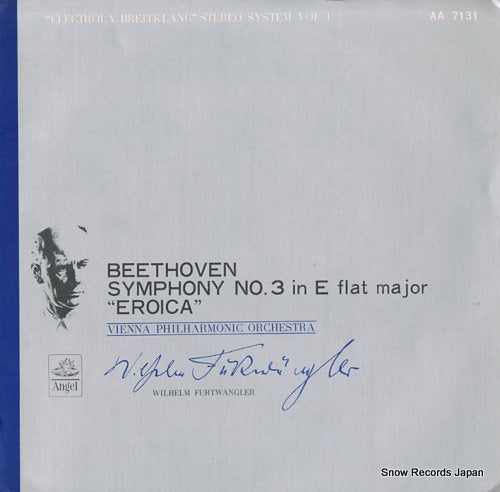 FURTWANGLER, WILHELM beethoven; symphony no.3 in e flat major "eroica" AA7131
