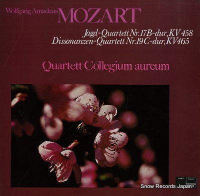 QUARTETT COLLEGIUM AUREUM mozart; jagd-quartett nr.17b-dur, kv458 ULS-3178-H