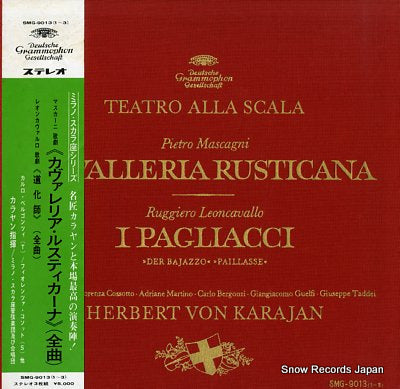 KARAJAN, HERBERT VON mascagni; cavalleria rusticana SMG-9013(1-3)