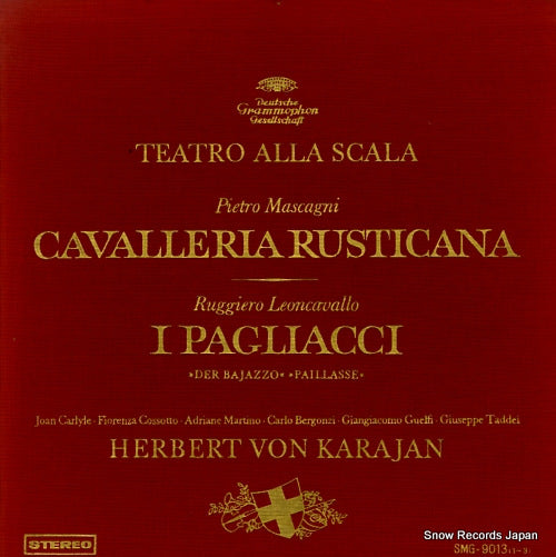 KARAJAN, HERBERT VON mascagni; cavalleria rusticana SMG-9013