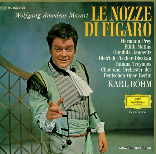 BOHM, KARL mozart; le nozze di figaro MG-9303/06