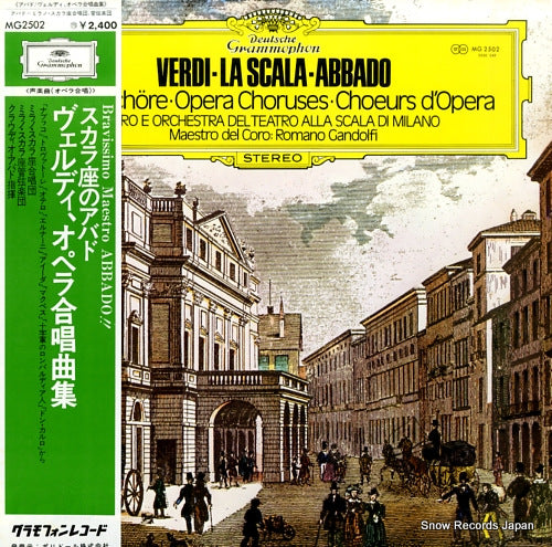 ABBADO, CLAUDIO verdi; la scala MG2502