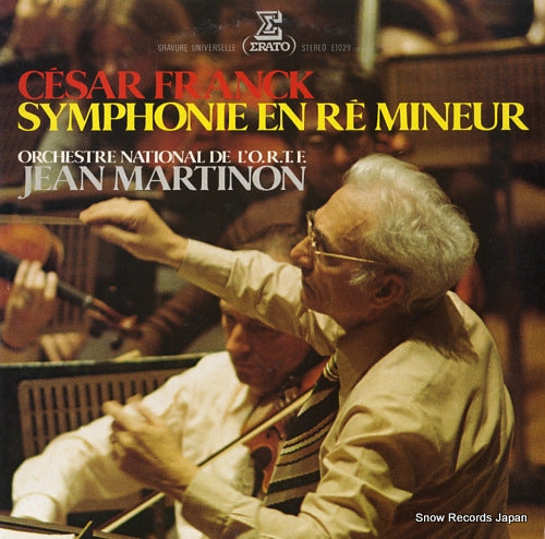 MARTINON, JEAN franck; symphonie en re mineur E-1029