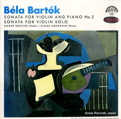 GERTLER, ANDRE bartok; sonata for violin and piano no.2 50481