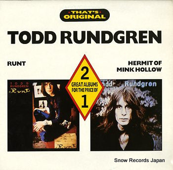 RUNDGREN, TODD runt / hermit of mink hollow TFOLP3