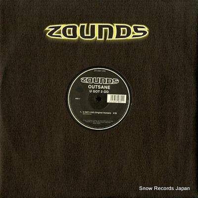 OUTSANE u got 2 go ZO-2001-040