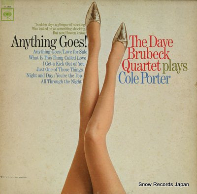 BRUBECK, DAVE anything goes! the dave brubeck quartet plays cole porter CL2602