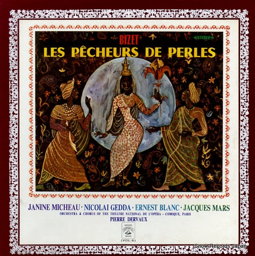 DERVAUX, PIERRE bizet; les pecheurs de parles AA.9310