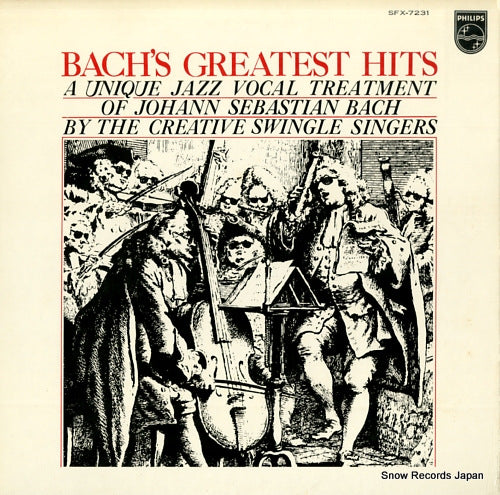 SWINGLE SINGERS, THE jazz sebastian bach / bach's greatest hits SFX-7231