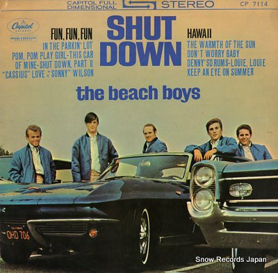 BEACH BOYS, THE shut down CP7114