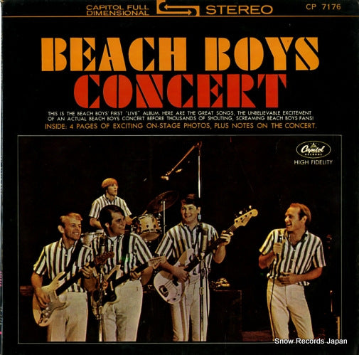 BEACH BOYS, THE beach boys concert CP7176