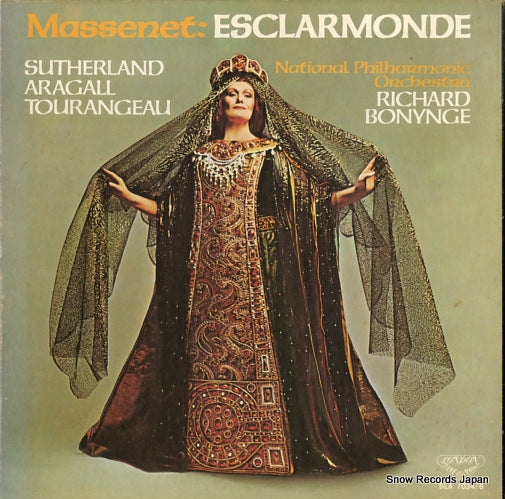 BONYNGE, RICHARD massenet; esclarmonde-complete recordings SLA7034