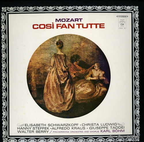 BOHM, KARL mozart; cosi fan tutte AA-9378.C