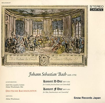 WINSCHERMANN, HELMUT bach; konzert d dur bwv1054 OS-2104-KT