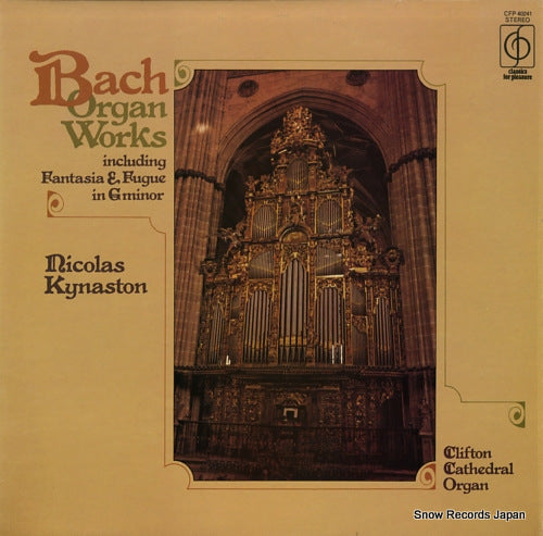 KYNASTON, NICOLAS bach; organ works CFP40241