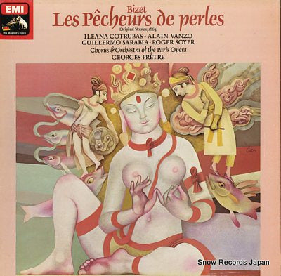 PRETRE, GEORGES bizet; les pechurs de perles (original version, 1863) SLS5113 / ASD3466-7