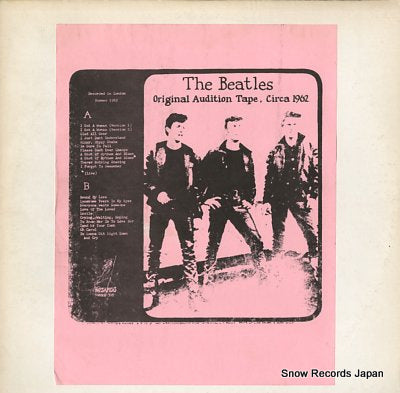 BEATLES, THE original audition tape, circa 1962 WRMB308
