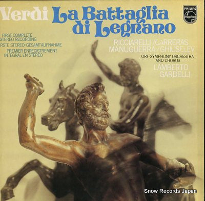 GARDELLI, LAMBERTO verdi; la battaglia di legnano X-7850-51