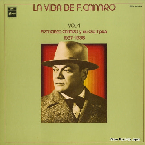 CANARO, FRANCISCO vol.4 francisco canaro y su orq.tipica 1937-1938 EOS-40014