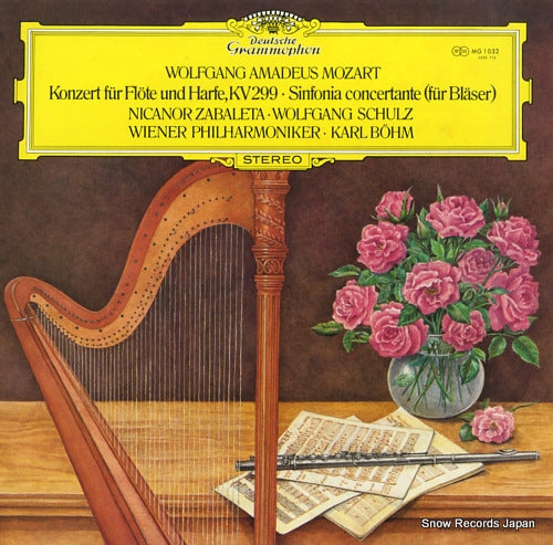 BOHM, KARL mozart; konzert fur flote und harfe, kv299 MG1032