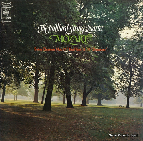 JUILLIARD STRING QUARTET, THE mozart; string quartets nos.17 the hunt & 19 dissonant SOCL78