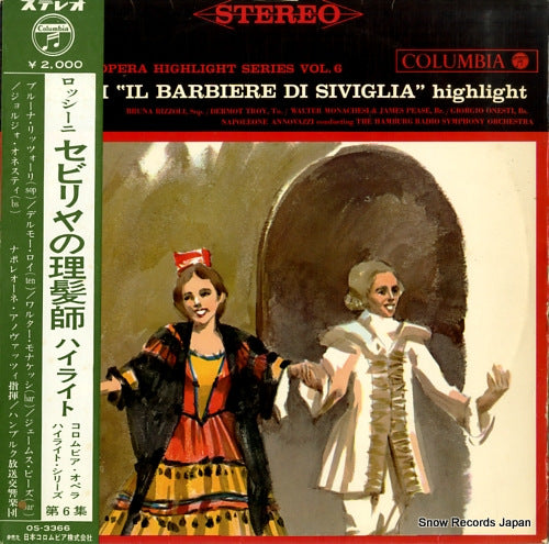 ANNOVAZZI, NAPOLEONE rossini; "il barbiere di siviglia"highlight OS-3366