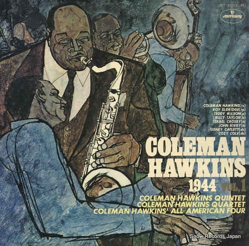 HAWKINS, COLEMAN coleman hawkins 1944 vol.1 BT-2012(M)