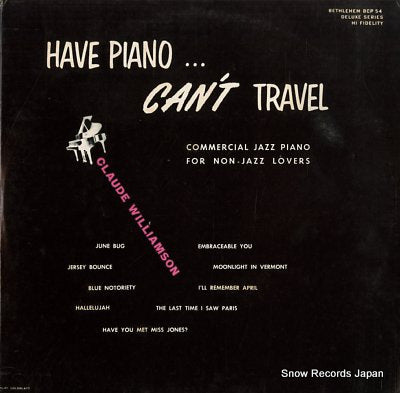 WILLIAMSON, CLAUDE have piano can't travel BCP54