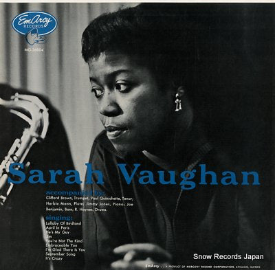 VAUGHAN, SARAH sarah vaughan 195J-5
