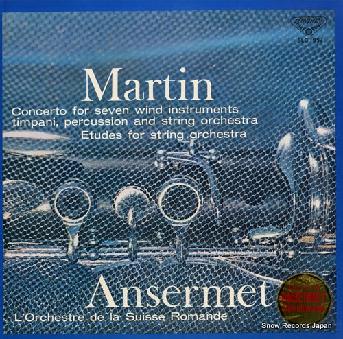 ANSERMET, ERNEST martin; concerto for seven wind instruments SLC1957