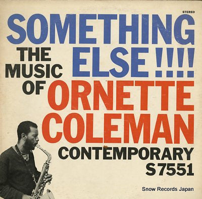 COLEMAN, ORNETTE something else! - the music of ornette coleman S7551