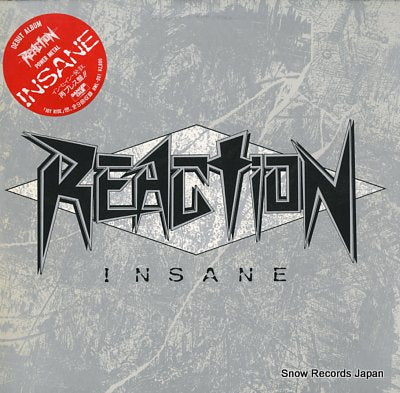 REACTION INSANE アナログレコード REACTION insane HML-001 Vinyl Records - Snow Records Japan