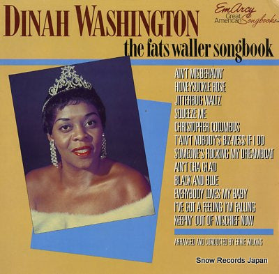 WASHINGTON, DINAH the fats waller songbook 818930-1
