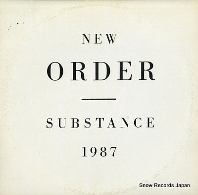 NEW ORDER substance 832616-2