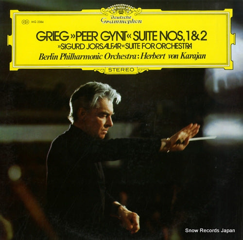 KARAJAN, HERBERT VON grieg; "peer gynt" suite nos 1&2 MG2384
