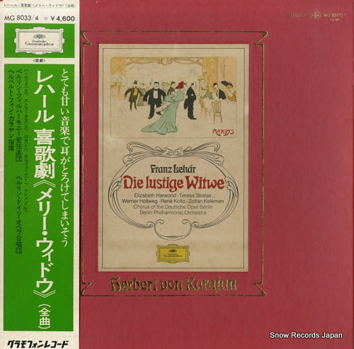 KARAJAN, HERBERT VON lehar; die lustige witwe MG8033/4