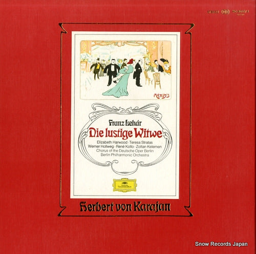 KARAJAN, HERBERT VON lehar; die lustige witwe MG8033/4