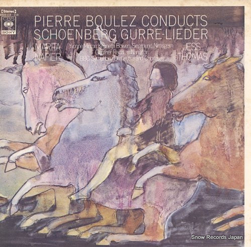 BOULEZ, PIERRE schoenberg; gurre-lieder SOCO112-113
