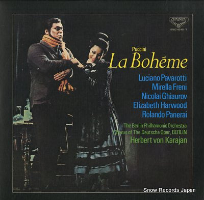 KARAJAN, HERBERT VON puccini; la boheme K18C-9240/1