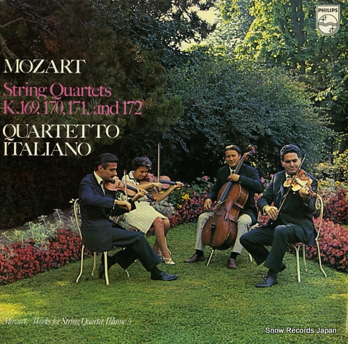 QUARTETTO ITALIANO mozart; string quartets k.169, 170, 171 and 172 6500644