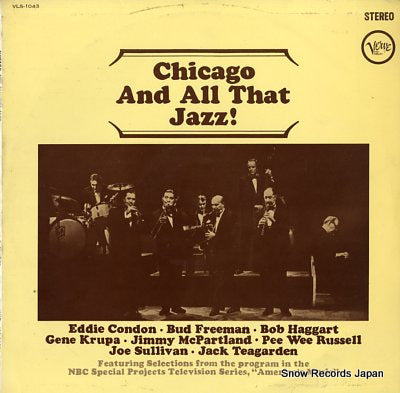 CHICAGO JAZZ ALL STARS chicago and all that jazz! VLS-1043