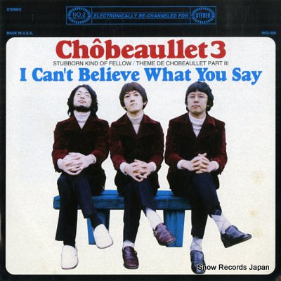 CHOBEAULLET 3 i can't believe what you say NO2-006