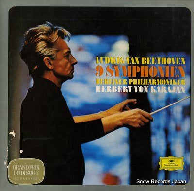 KARAJAN, HERBERT VON beethoven; 9 symphonien 2721055 / 2563185-92