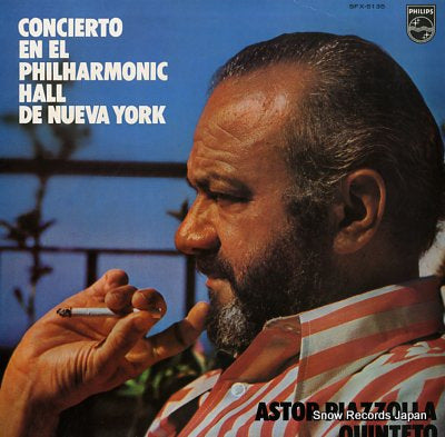 PIAZZOLLA, ASTOR concierto en el philharmonic hall de nueva york SFX-5135