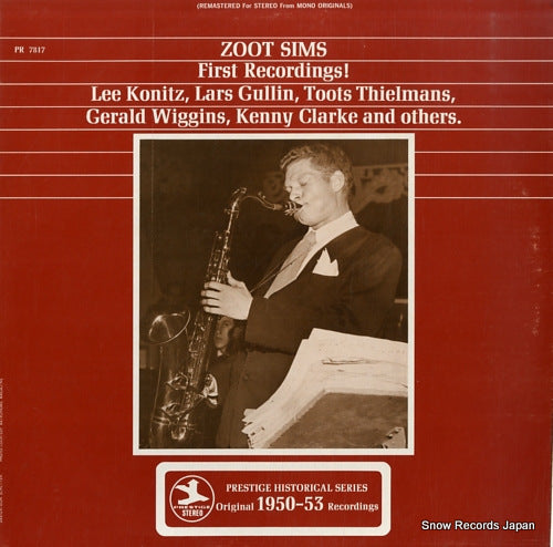 SIMS, ZOOT first recordings! PR7817/PRT7817